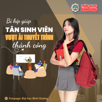 Bí kíp giúp tân sinh viên vượt ải thuyết trình thành công